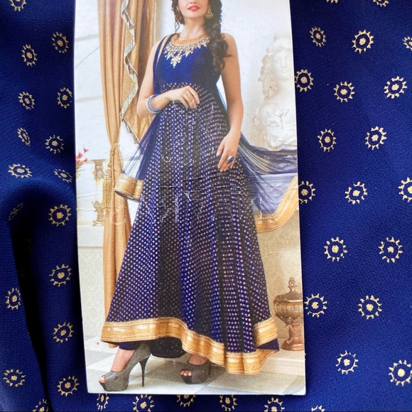 Indian Anarkali/ Kurta 3-piece set - Picture 3 of 5